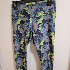 Fabletics Leggings - Purple and Green Floral